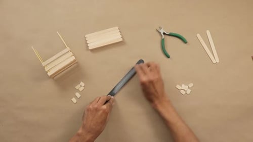 Crafter Smoothing Popsicle Stick for Miniature Project