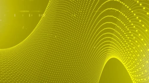 Futuristic Glowing Particle Wave Abstract Background Animation