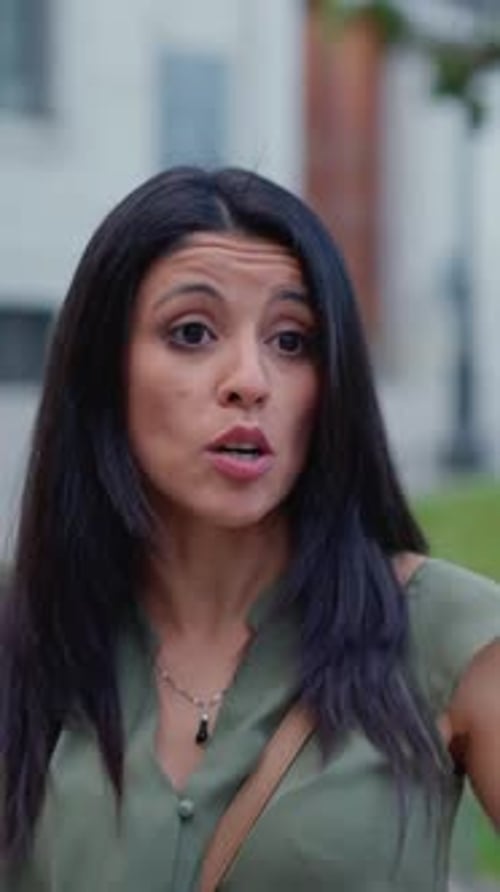 Two Women Arguing in the Street