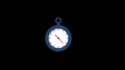 Animationsvideo mit Zeitschaltuhr — transparent