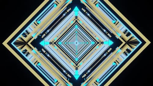 Rhombus Vj Loop Background Cosmo Travel HD