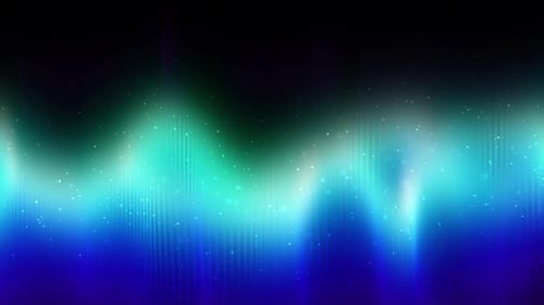 Space Nothern Shine Aurora Background Loop