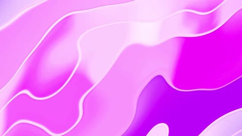 Abstract Fluid Pink and Purple Wavy Background Loop