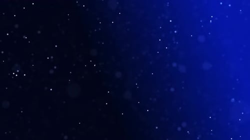 Modern Abstract Blue Particles Floating Background Loop
