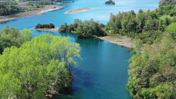 Lake Ranco the third largest lake in Chile, Nature Stock Footage ft ...