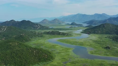 Crnojevica River Flowing Into Skadar Lake