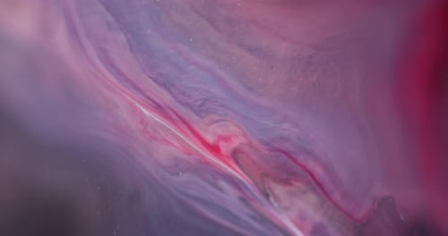 Colorful Marble Swirls with Glitters and Fluid Motion