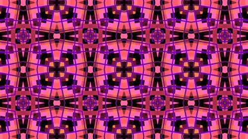 Multicolored motion graphics, bright glowing space design tunnel, 3d Psychedelia Dance, 7