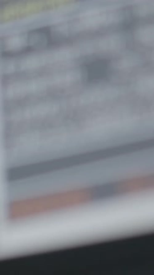 Vertical Shot of Blurry Stock Chart in Neutral Tone for Business Use