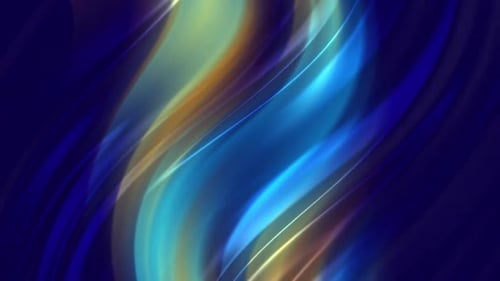 Abstract Glowing Fluid Waves Background Animation