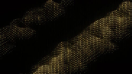 Abstract Golden Particle Wave Background Loop