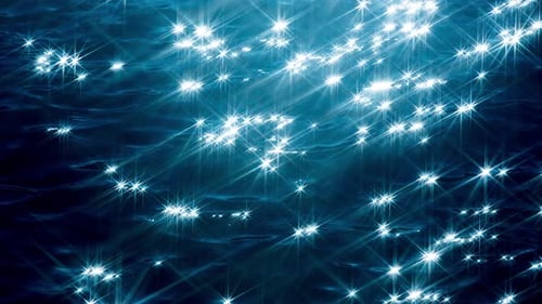 Abstract Sparkles From the Sea