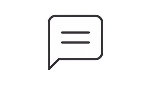 AI chat bot ui icon line animation