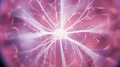 Radiant Plasma Ball Emanating Energy