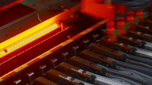 High Speed Machine for Pick and Test Electronic Chips Creative Manufacture of Electronic Chips
