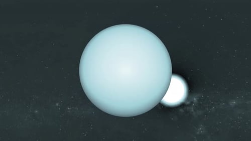 Uranus planet animation 2824