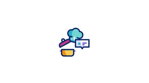 Icono animado de Learncooking