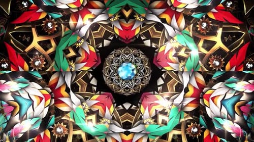 Diamond Feathers Kaleidoscope