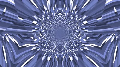 Abstract Geometric Shifting Tunnel Background Animation