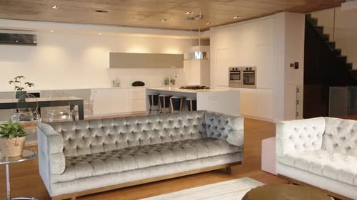 Modern Home Interior with Open Concept Design