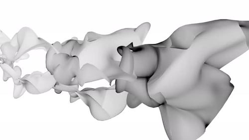 Abstract Fluid Organic Smoke Flow Animation
