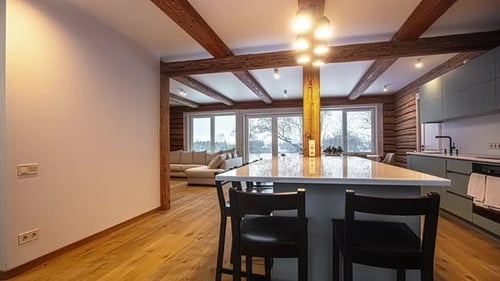 Stylish Home Interior with Kitchen and Living Space