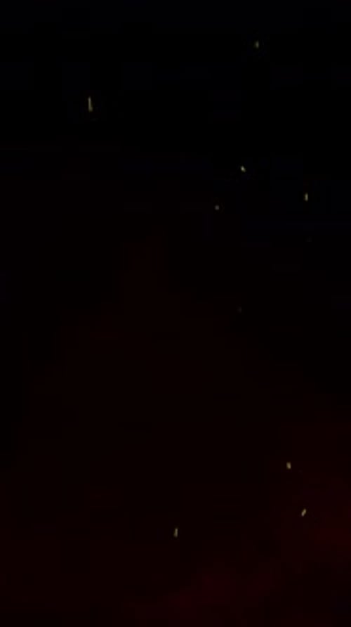 Rising Fire Sparks and Embers Overlay
