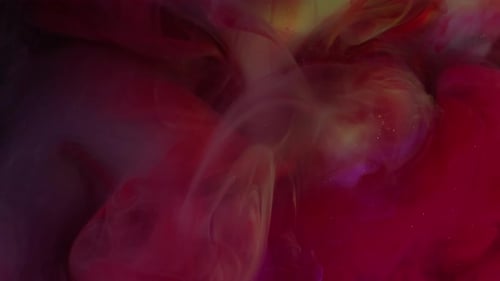 Paint Cloud Ink Vapor Defocused Stream Shimmering