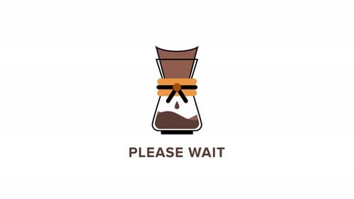 Boucle « Please Wait » pour chargeur de café