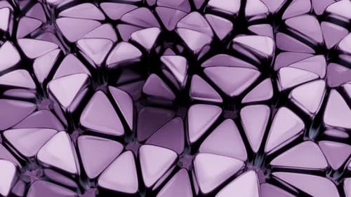 Shimmering Violet Surface Pattern Kaleidoscopic Metallic Tessellation With Soft Violet Highlights