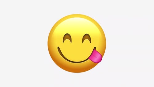 Face Savoring Food Emoji Animation