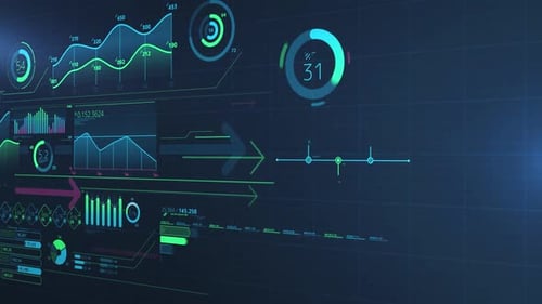 Flux de graphiques animés traitant de grandes quantités de données