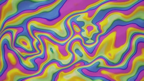 Trippiger abstrakter Retro-Hintergrund mit psychedelischen Farben
