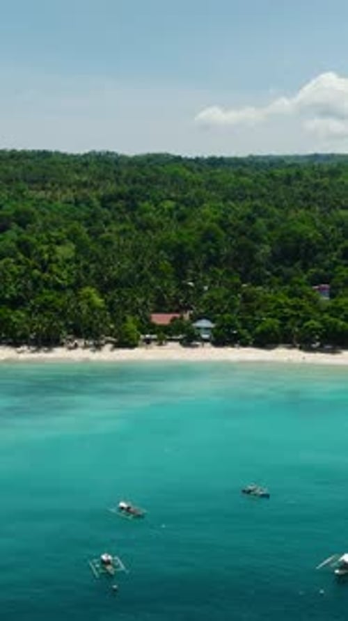 Tropical Island in Samal Davao Philippines