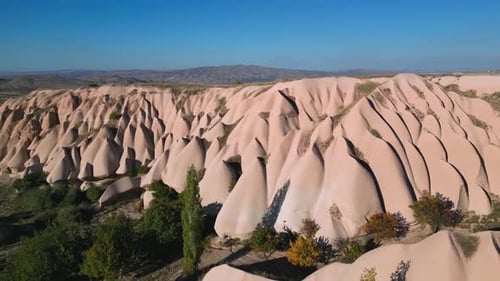 Formations rocheuses de Cappadoce.