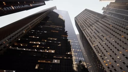 Impresionantes rascacielos que iluminan la majestuosidad urbana de la ciudad de Nueva York