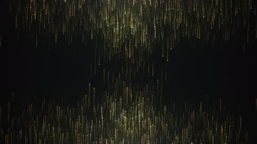 Elegant Gold Particles Shimmering Loop Background
