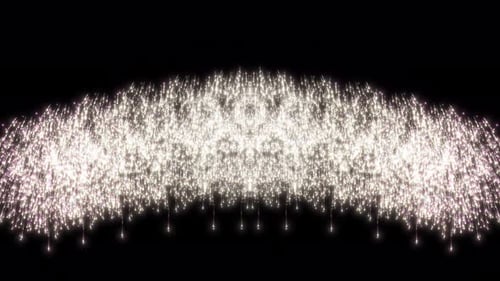 Sparkling Light Arc Overlay for Celebrations and Festive Events