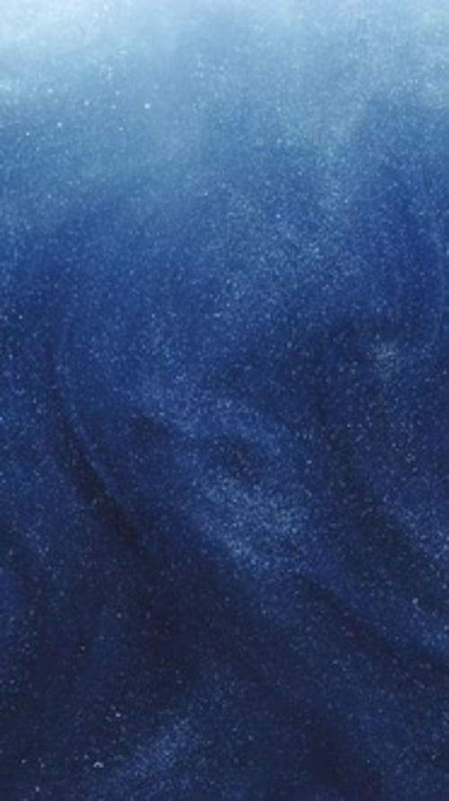 Vertical Glitter Abstract Background Blue Fluid