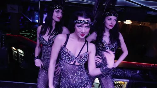 Dancing Girl in Costume Burlesque