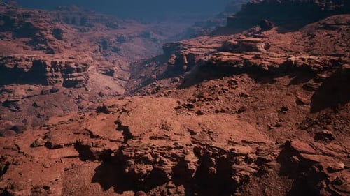 AweInspiring Majesty Gazing Down Upon the Majestic Red Stone Canyon