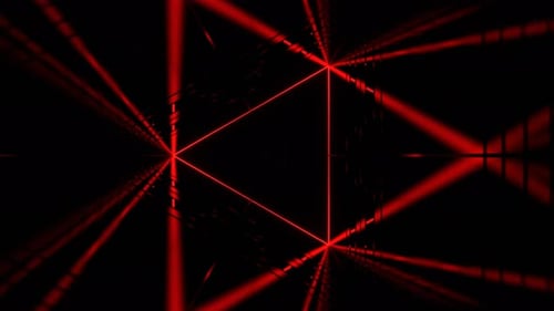 White And Red Super Cool Neon Futuristic Flashing Tunnel Background Vj Loop In 4K