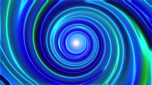 Blue Color Silky Twisted Liquid Motion Animated Background