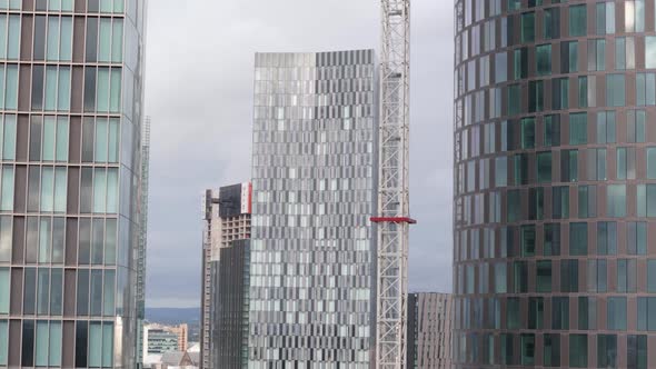 Modern architecture of Deansgate Square luxury residential towers ...