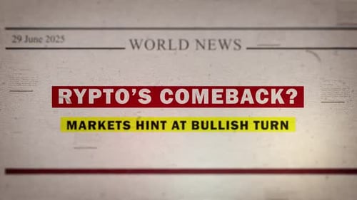 Crypto’s Comeback Markets Hint At Bullish Turn Newspaper Headline Titles