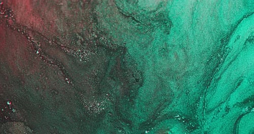 Glitter Ink Wave Color Fluid Abstract Background