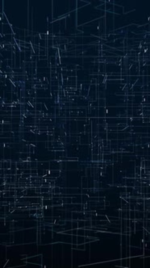 Vertical Video SciFi CG Animation Background