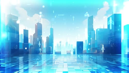 Blue Corporate Background Loop