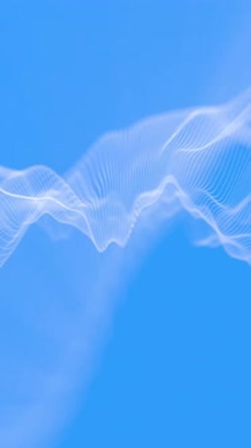 Audio Waveform Abstract Music Waves Oscillation Futuristic Sound Wave Visualization Synthetic Music