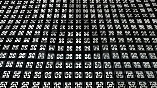 Abstract Geometric Pattern Moving Background Seamless Loop